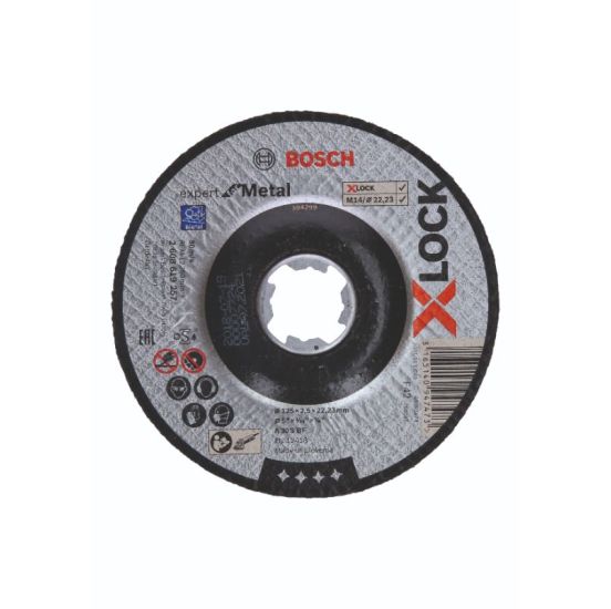 Bosch X-LOCK Expert for Metal-skæreskive 125 x 22,2 x 2,5mm - 2608619257