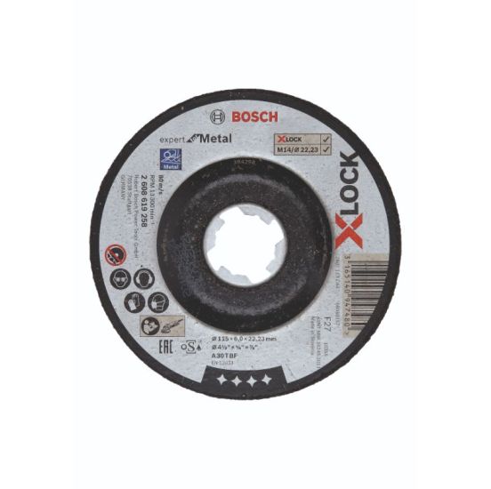 Bosch X-LOCK Expert for Metal-slibeskive 115 x 22,2 x 6mm - 2608619258