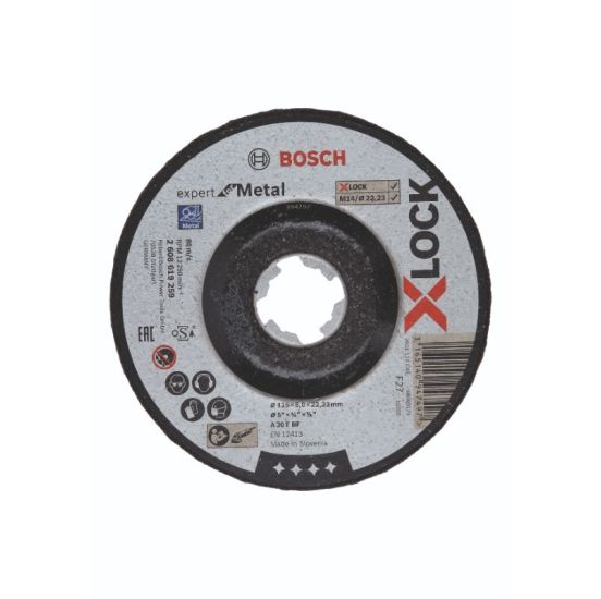 Bosch X-LOCK Expert for Metal-slibeskive 125 x 22,2 x 6mm - 2608619259