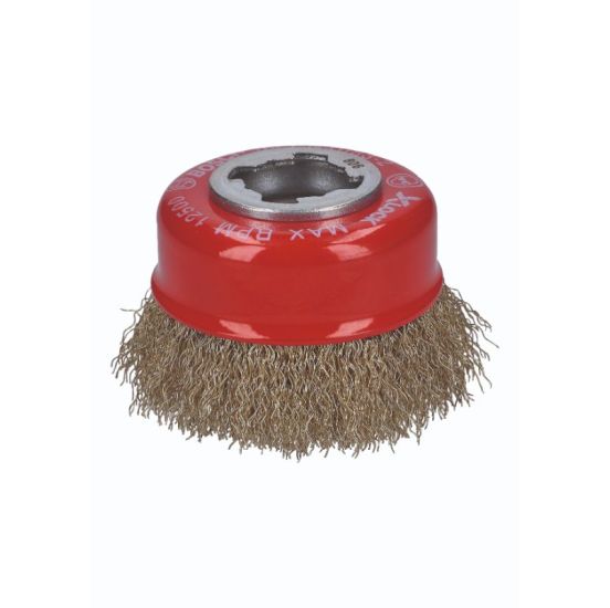 X-LOCK Clean for Metal-kopbørste, bølget tråd, messingbelagt 0,3 x 75mm - 2608620730