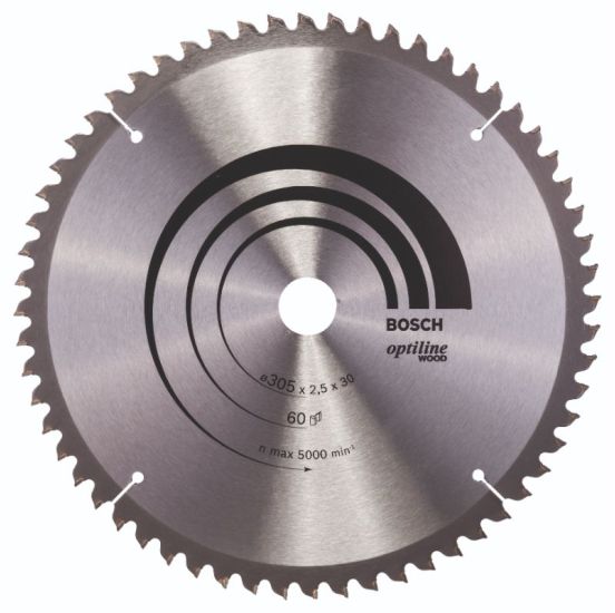 Bosch rundsavklinge Ø305 x 30mm 60T -5gr træ - 2608640441