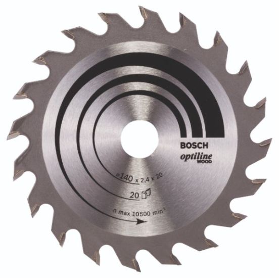 Bosch RUNDSAVKL OPTILINE 140X2,4X13MM 20 TDR - 2608640586