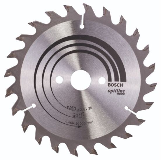 Bosch RUNDSAVKL.OPTILINE 150X2,4X20MM 24T - 2608640592