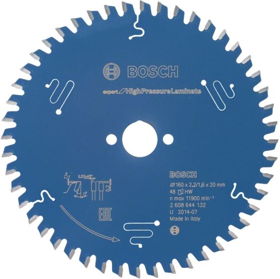 Bosch Rundsavklinge 160x20x2,2mm 48T EXP HIGHPRESS - 2608644132