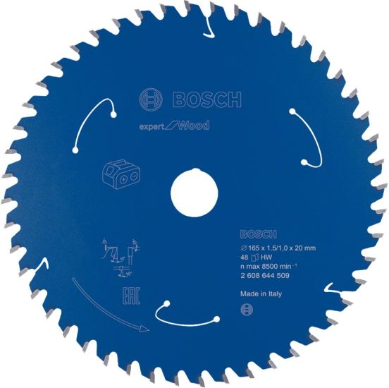 Bosch Rundsavklinge exp accu træ 165x20x1,5/1x48T - 2608644509