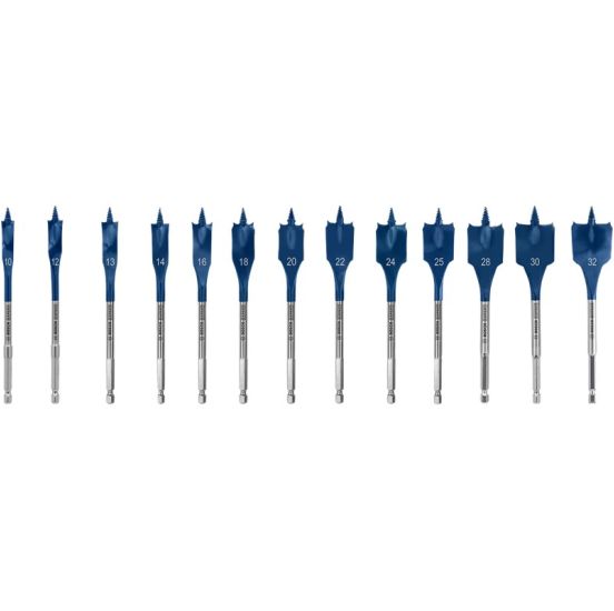 Bosch Fladfræseborsæt SELFCUT 10-32mm 13 stk - 2608900336