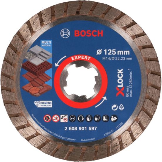 Bosch Diamantskive 125mm EXP TURBO MULTI XL - 2608901597