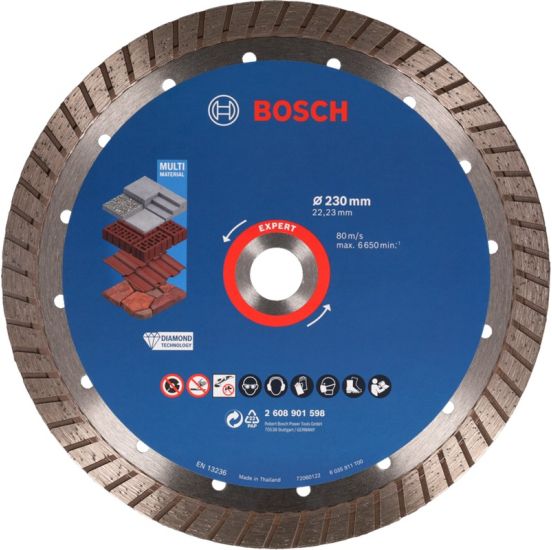 Bosch Diamantskive 230mm EXP TURBO MULTI XL - 2608901598