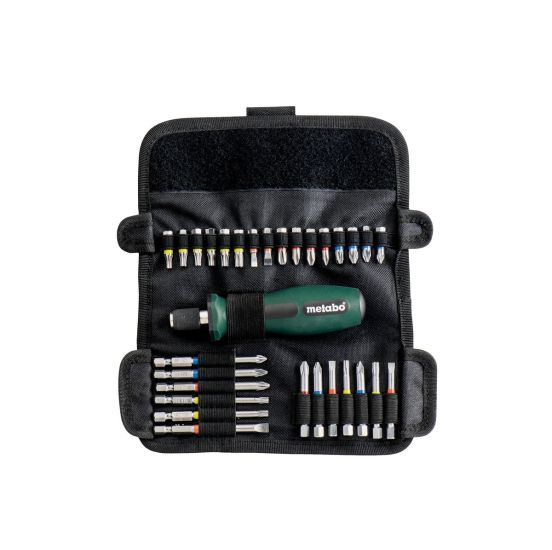 Metabo Bitssæt Rulletaske 30 dele - 626726000