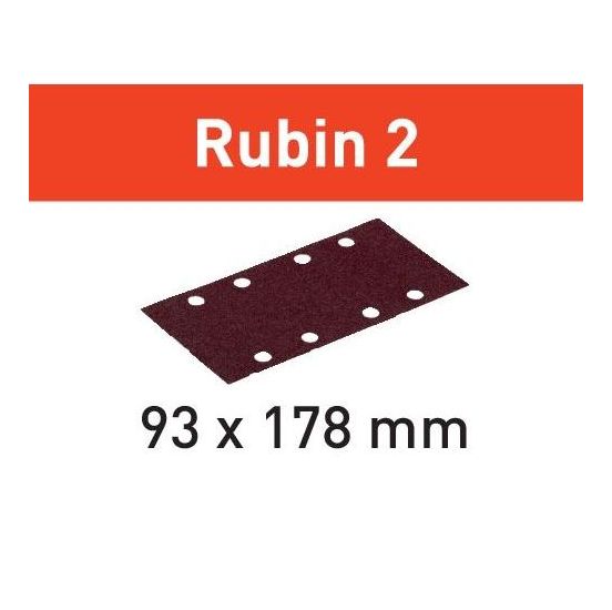 Festool StickFix slibepapir 93 x 178 mm Rubin K120 - 499065