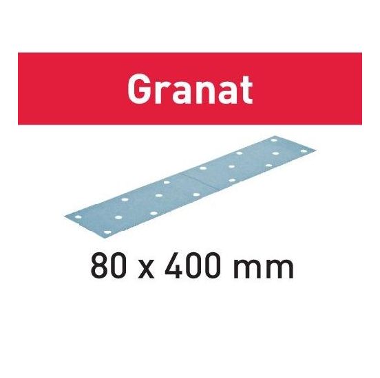 Festool StickFix slibepapir 80x400 mm Granat K80 - 497159