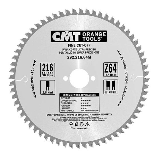 CMT Klinge 160x2,6x16 Z40 W - 292.160.40E