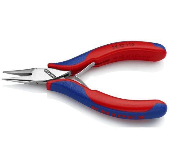 Knipex Elektronik-gribetang med flerkomponent-håndtag 115 mm - KN-3522115SB