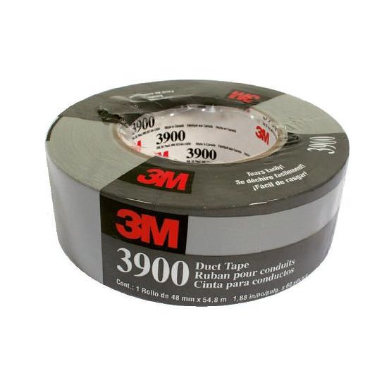 3M Lærredstape 3900 sølvgrå 48 mm x 55 m (gaffatape) - 563939