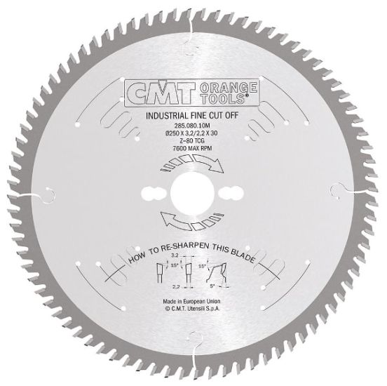 CMT Klinge 250x3,2x30 Z80 VW - 285.080.10M