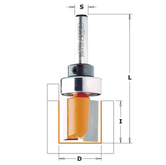 CMT Overfræsebor HM 16x20/57 K8 - 911.160.11B
