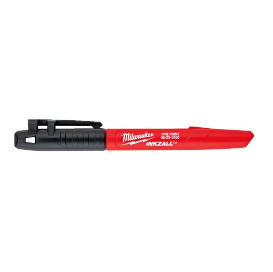 Milwaukee Permanent Marker Sort m. fin spids - 48223100