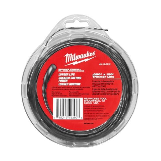 Milwaukee Trimmertråd til Græstrimmer 2mm x 45m - 49162712