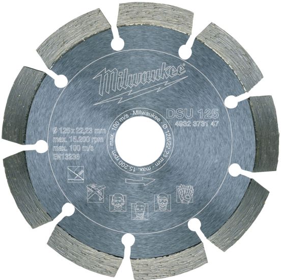 Milwaukee Diamantskive DSU 125x22,2 - 4932373147