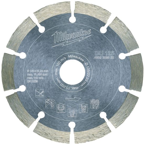 Milwaukee Diamantskive DU 125x22,2 - 4932399522
