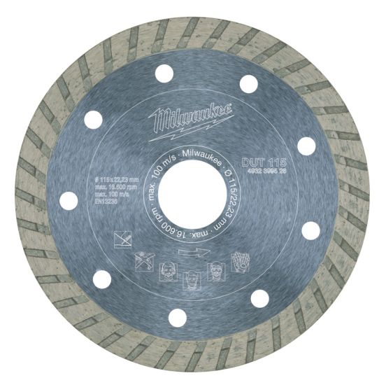 Milwaukee Diamantskive DUT 115x22,2 - 4932399526