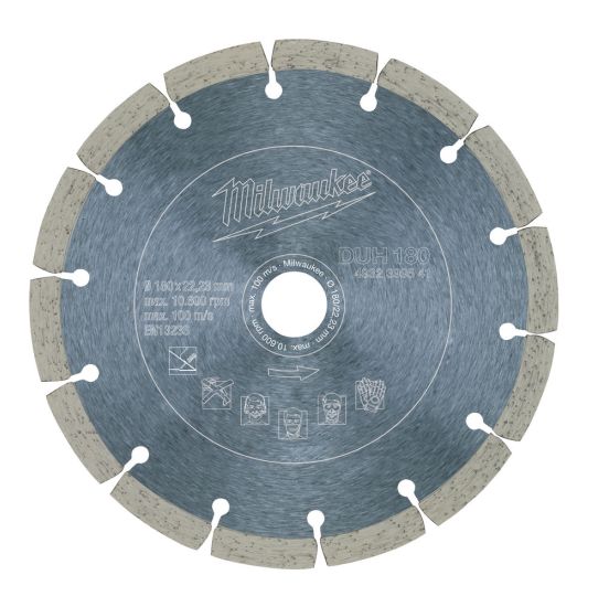 Milwaukee Diamantskive DUH 180x22,2 - 4932399541