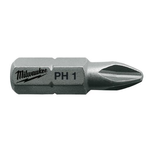 Milwaukee Bits PH1 x 25mm 25P - 4932399586