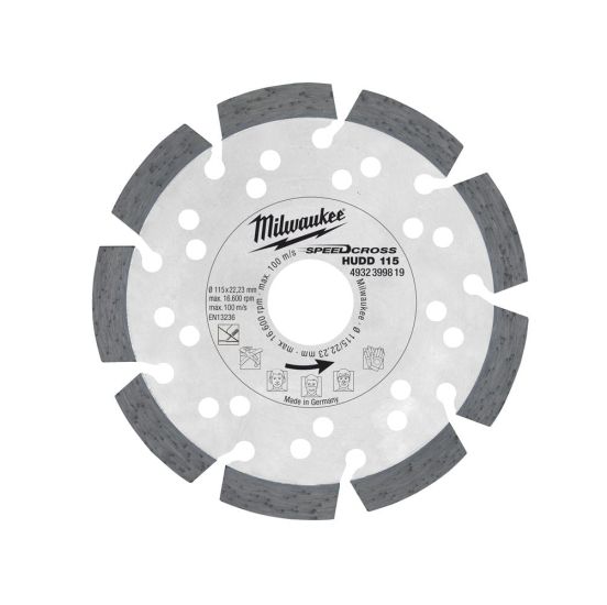 Milwaukee Diamantskive Hudd 115X22,2 - 4932399819