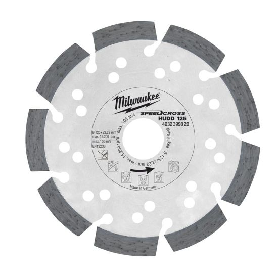 Milwaukee Diamantskive Hudd 125X22,2 - 4932399820
