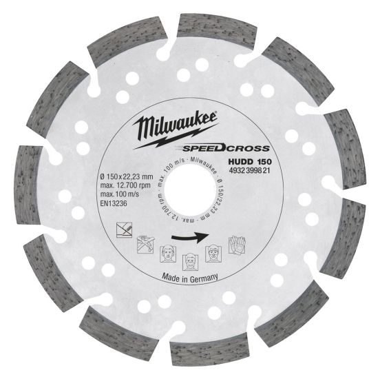 Milwaukee Diamantskive Hudd 150x22,2 - 4932399821
