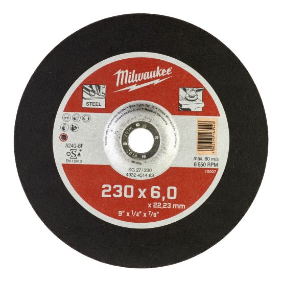 Milwaukee Slibeskive Metal STD 230x6mm - 4932451483