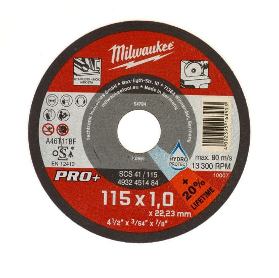 Milwaukee Skæreskive Metal SCS 41/115X1 Pro+ - 4932451484