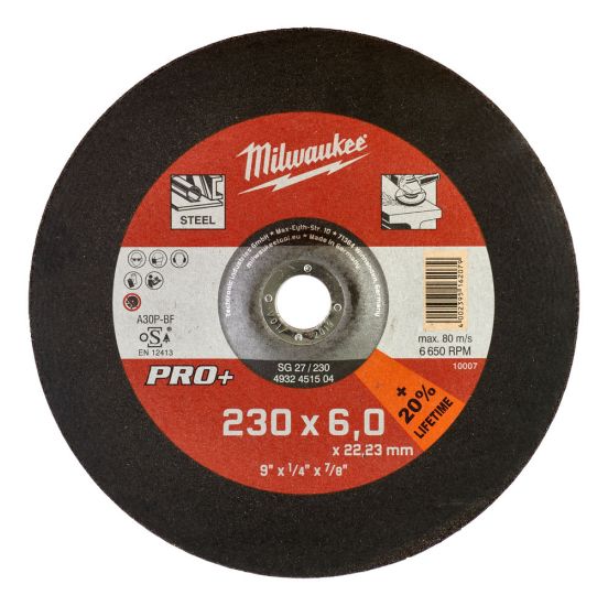 Milwaukee Slibeskive Metal SG 27/230X6 Pro+ - 4932451504