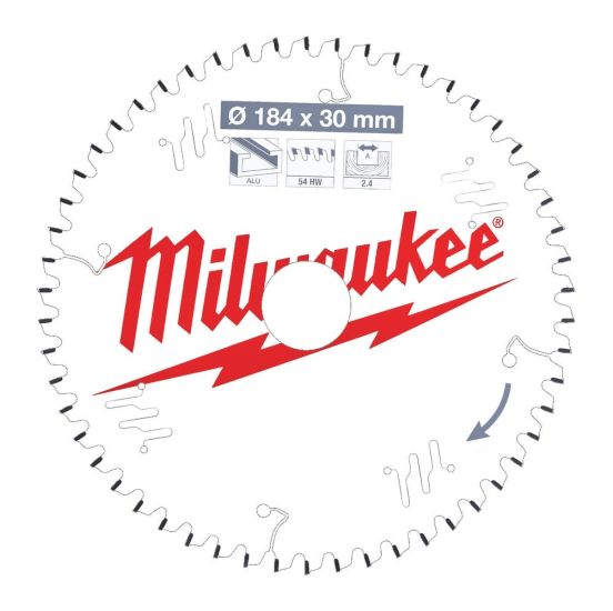 Milwaukee Rundsavklinge Alu184x30x2,4x54 - 4932471299