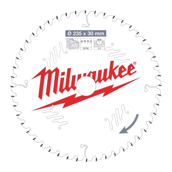 Milwaukee Rundsavklinge W235x30x2,4x48 - 4932471307