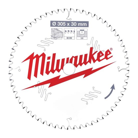 Milwaukee Rundsavklinge MS W305x30x3,0x60 - 4932471321