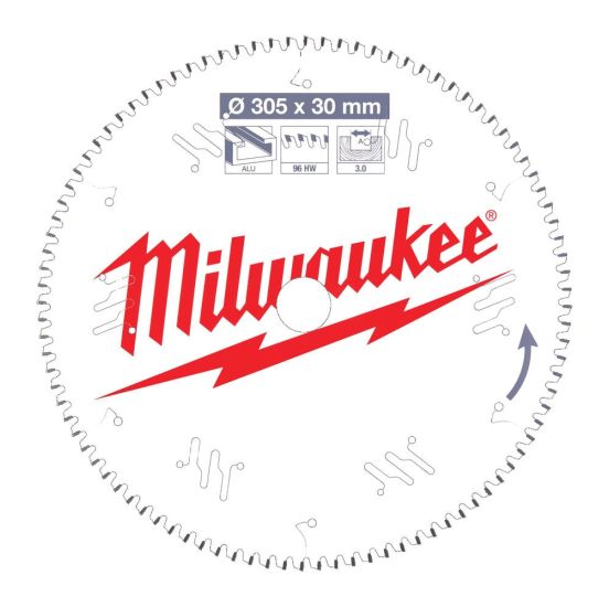Milwaukee Rundsavklinge MS A305x30x3,0x96 - 4932471323