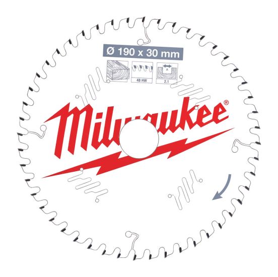 Milwaukee Rundsavklinge W190x30x2,1x48 - 4932471380