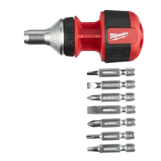 Milwaukee Skruetrækker 8-i-1 Skralle - 4932471868
