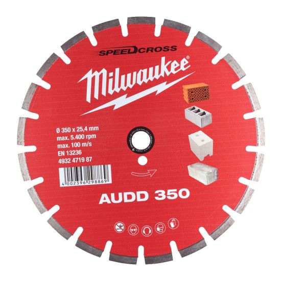 Milwaukee Diamantskive AUDD 350mm - 4932471987