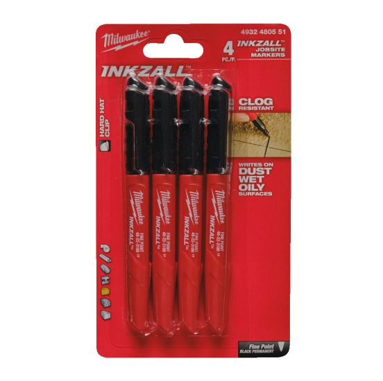 Milwaukee Permanent Marker Spids 4 dele - 4932480551