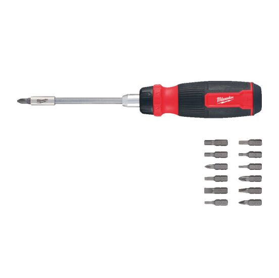 Milwaukee Bits-skruetrækker med skraldefunktion og 14 bits - 4932480582