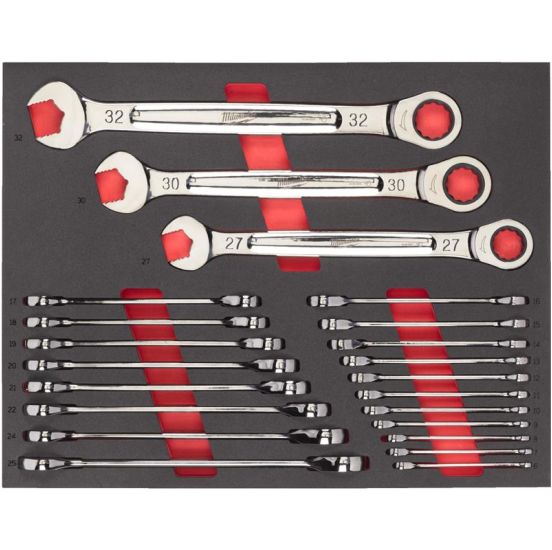 Milwaukee Ringskraldenøglesæt toolguard™ 22P - 4932493248
