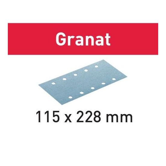 Festool StickFix slibepapir 115 x 228 mm til spartel, fyldemasse og lak - 498944-498954
