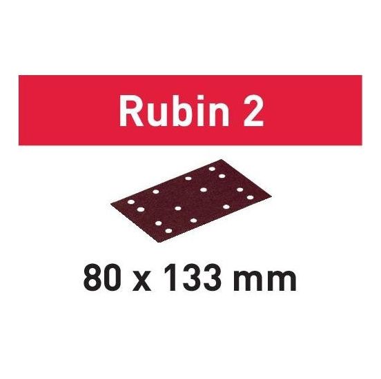 Festool stickFix-slibepapir 80x133 mm Rubin - 499046-499053
