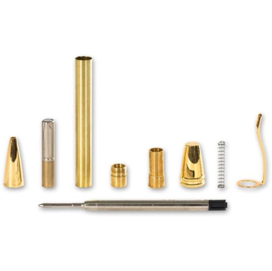 CraftProKits Premier Kuglepenne, Guld, Inkl. Genopfyldning  - AX502696