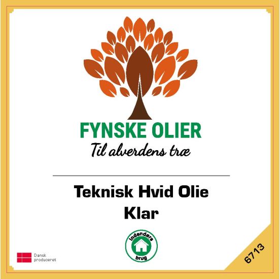 Fynske Olier Teknisk Hvid Olie - Klar 1 Liter 6713 - 6713001