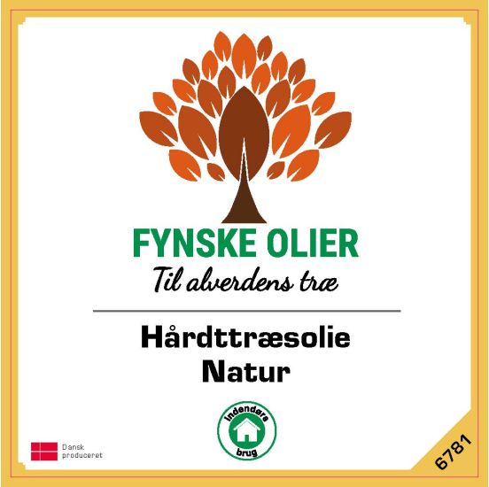 Fynske Olier Hårdttræsolie - Natur 5 Liter 6781 - 6781005