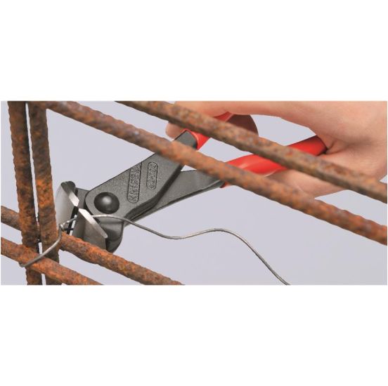 Knipex Forbidetang sort atramenteret, betrukket med kunststof 200 mm - KN-6801200