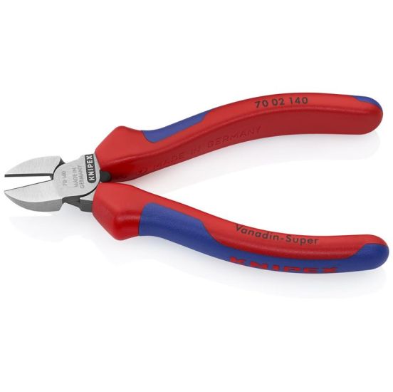 Knipex Skævbider sort atramenteret, med flerkomponent-håndtag 140 mm - KN-7002140SB